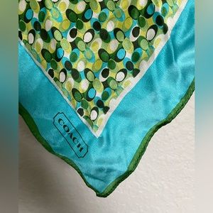 Vintage Coach Silk Scarf
